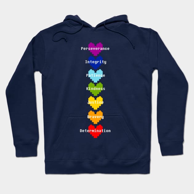 Undertale Human souls Hoodie by ArnarionArt